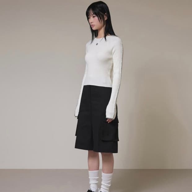 레이브 카고 버뮤다 팬츠 M