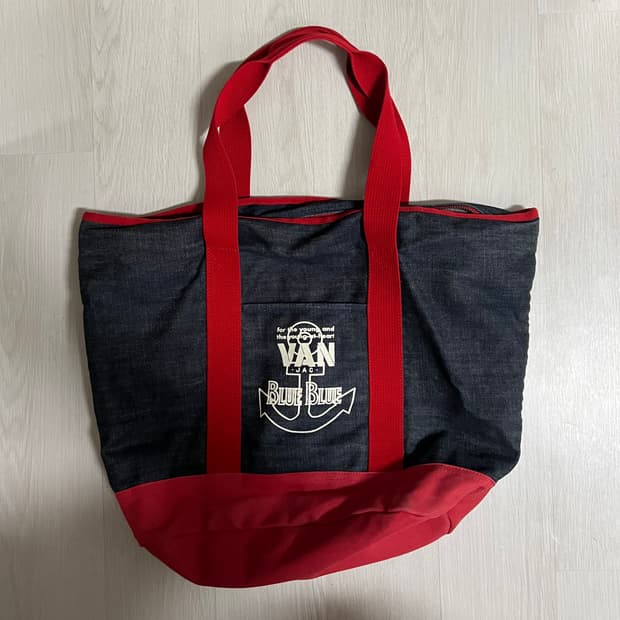 반자켓 블루블루 콜라보 토트백