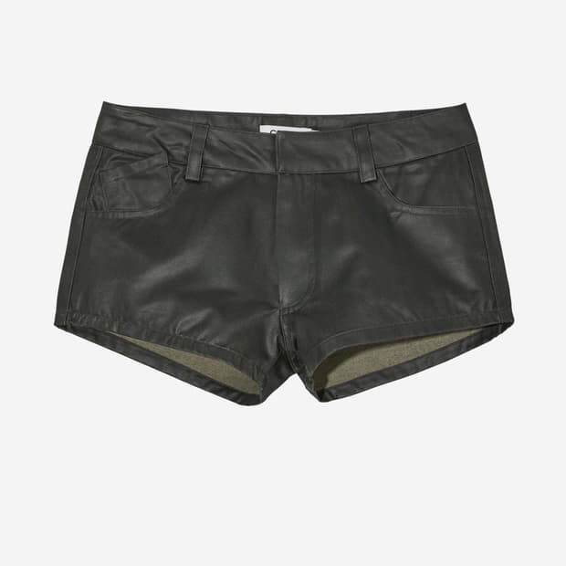 세릭 쇼츠 LEATHER DOUBLE SHORTS