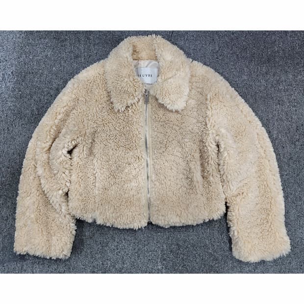 루에브르 페이크 퍼 자켓 집업 자켓 F