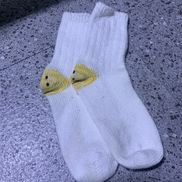 [os] 캐피탈 스마일 양말