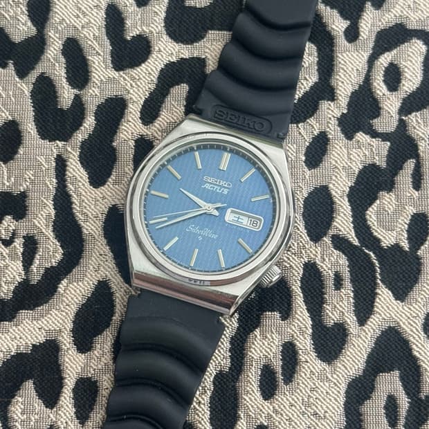 70s 빈티지 세이코 실버웨이브 액투스 희귀