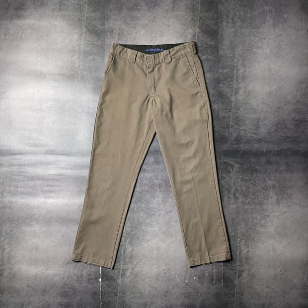 DICKIES 디키즈 빈티지 카키브라운 워크 팬츠 A00874