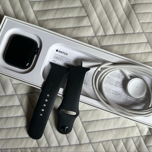 배터리 99%) 애플워치10 42mm gps 제트 블랙