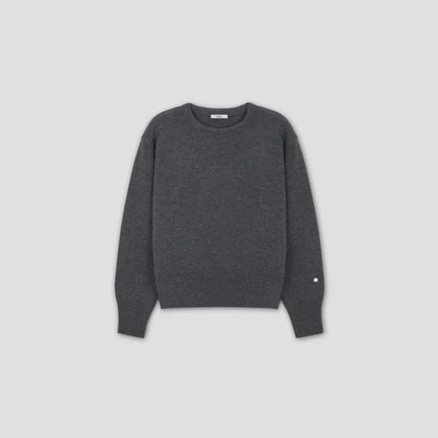 타일레 울 프렌치 넥 클래식 스웨터