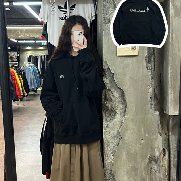 이티씨이 ETCE 후드티 블랙 L #csz2235