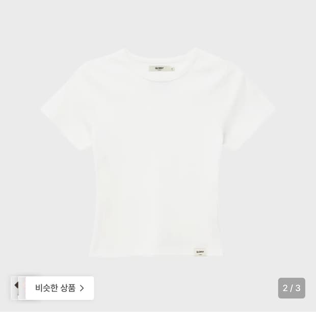 글로니 G baby 티셔츠 화이트 L