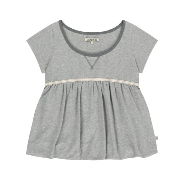 [새상품/당일배송] 코이세이오 벌룬티셔츠 멜란지 그레이