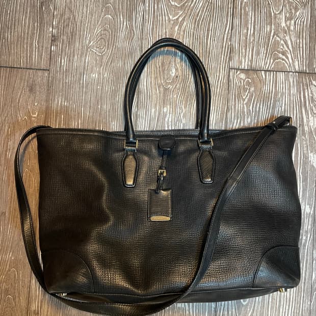 질샌더 트래버 가죽 토트 크로스백