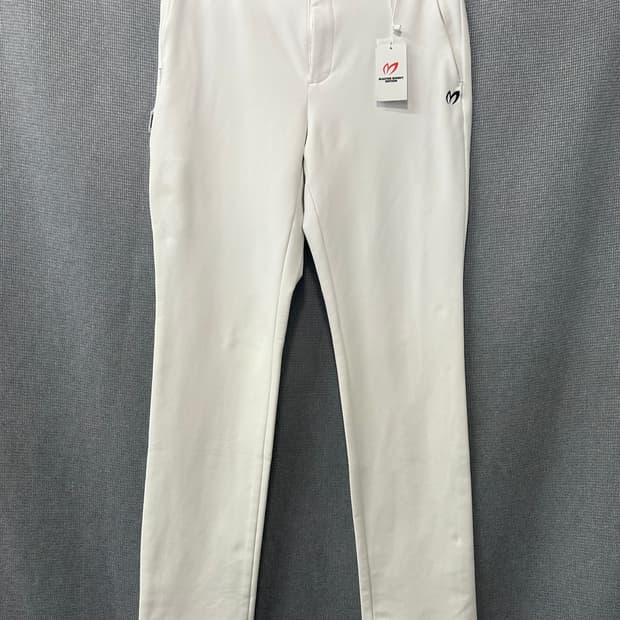 새) 마스터바니 에디션 화이트 골프 팬츠