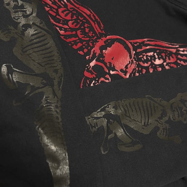 Chrome Hearts 00s 포티 헤비웨이트 후드집업 L
