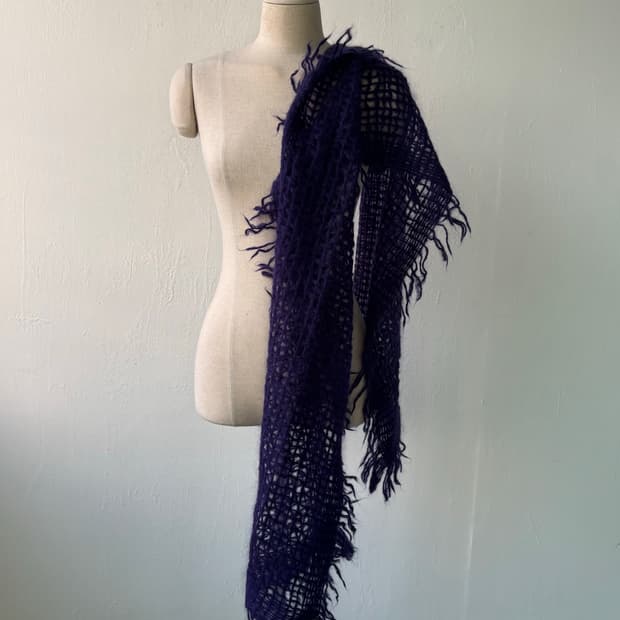 이세이미야케 크로셰 스카프 