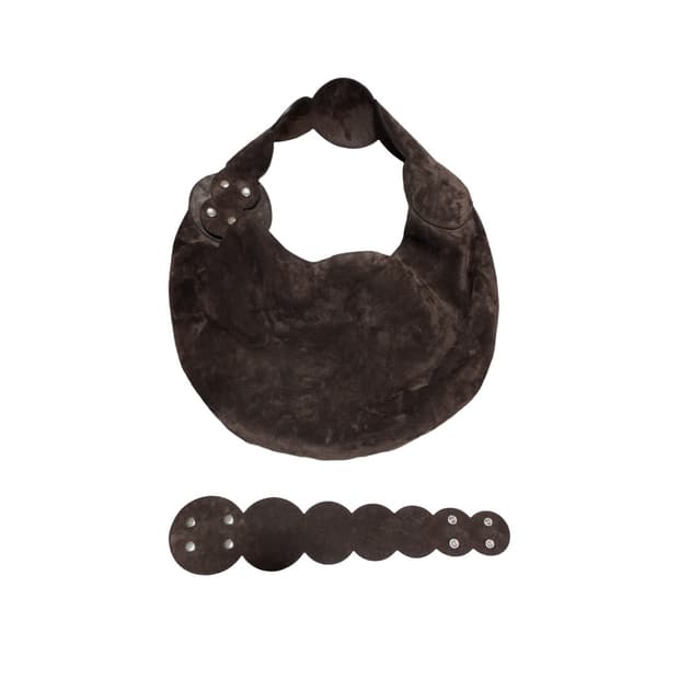 밤볼레 첼로백 bambole Cello Bag (Suede Brown)