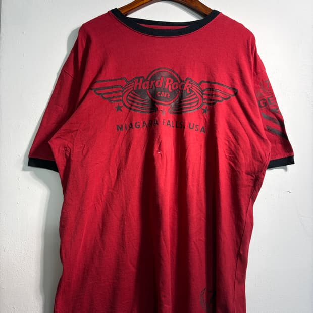 만원샵) Hard rock 하드락 링거티 반팔티 C300