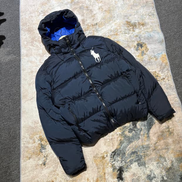 폴로 빅포니 빈티지 후드패딩