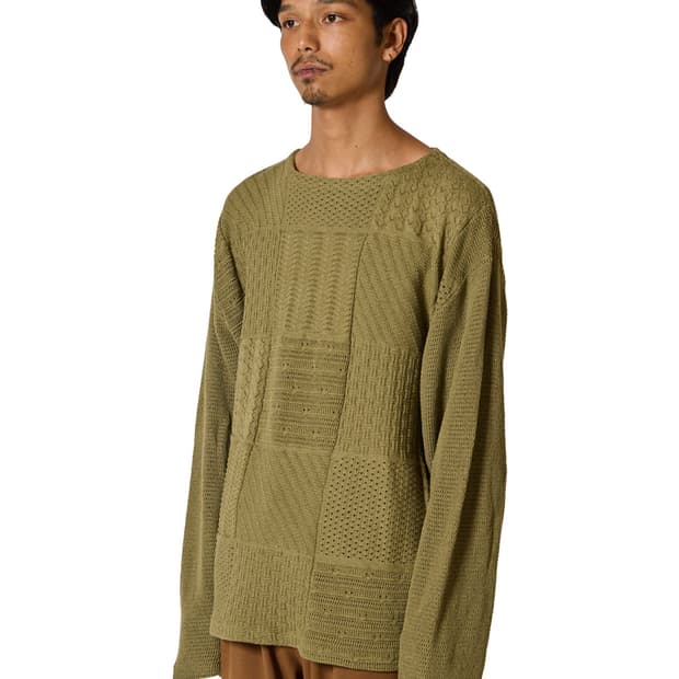SANDWATERR 샌드워터 26SS 보더 스웨터 (3)