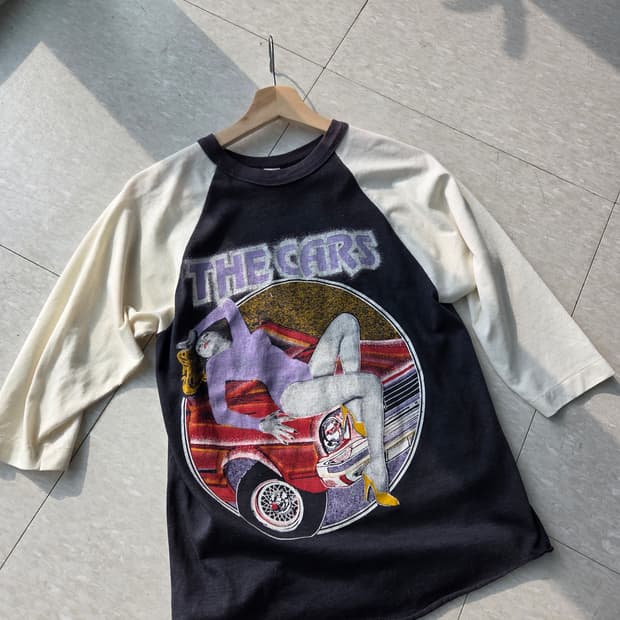 밴드 'The Cars' 5부 티셔츠