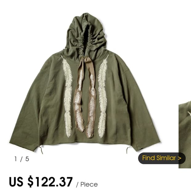 1)kapital 페더 후드티