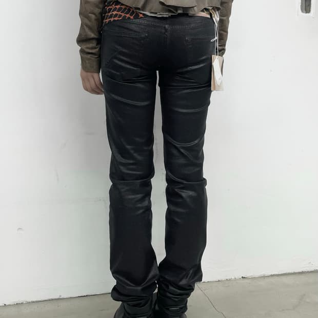 John Galliano Waxed Glitter Pant (25)