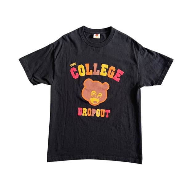 빈티지 2004 Kanye West 칸예웨스트 컬리지드랍아웃 티셔츠