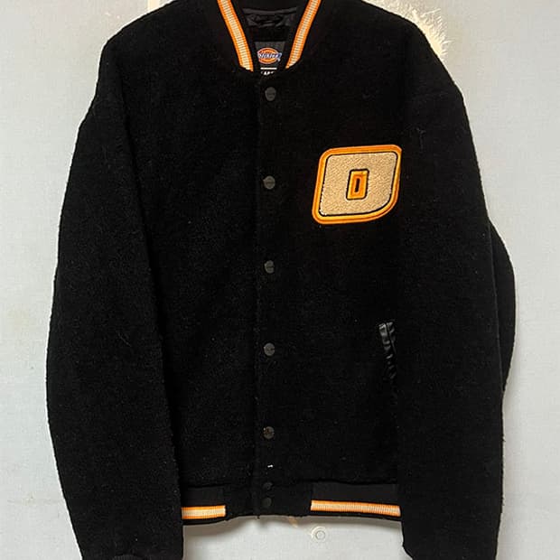 디키즈 남자 울 바시티자켓 블랙 안감누빔 캐주얼 XL 105