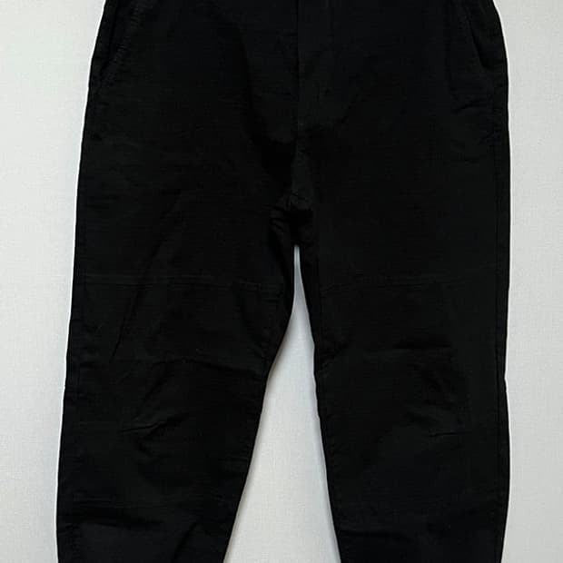 ZARA 자라 남자 스트링 워크 조거팬츠 블랙 립스탑 춘추복 XXL 36