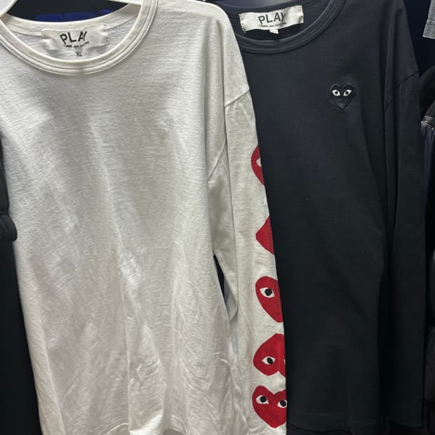 Comme des Garcons play 꼼데가르송 롱슬리브