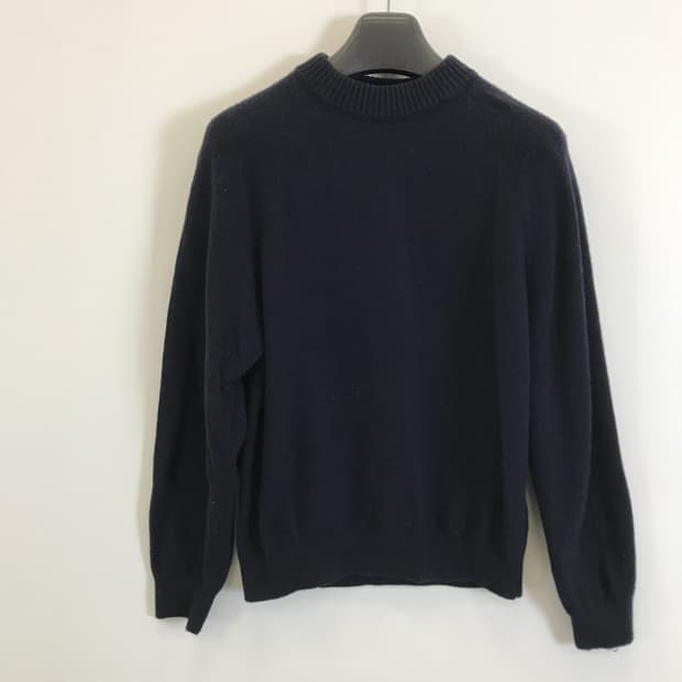 토마스모어 램스울 네이비 니트 [S]