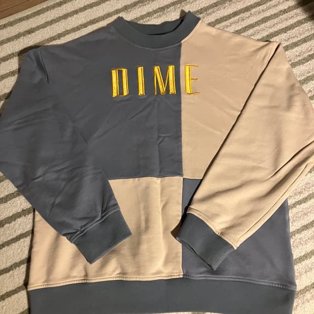 다임 dime 스케이트보드 맨투맨 스웻셔츠 L