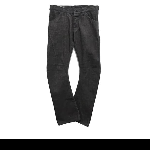 ATTACHMENT 어태치먼트 J 커브 부츠컷 곱창 플레어 데님팬츠 M