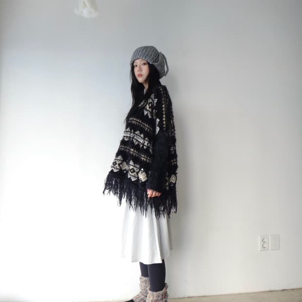 EGOIST indian tassel knit
