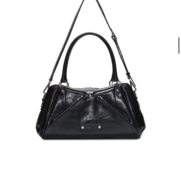 [sunburnproject] Faux Leather M.O.S Bag