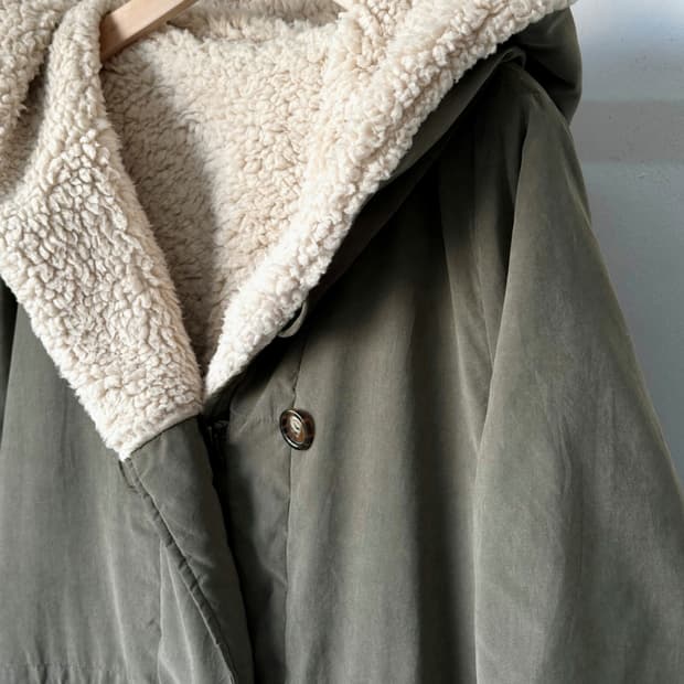 liner fleece mil design hoode coat