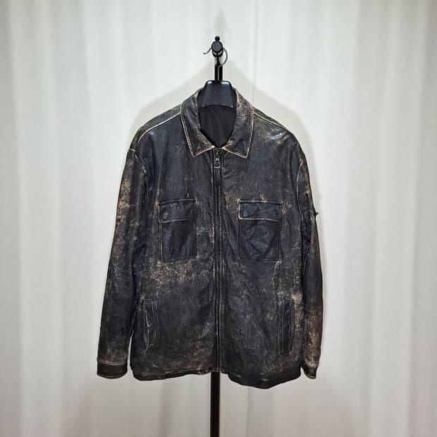 (새제품) 시리즈 빈티지 가죽자켓 110 B13
