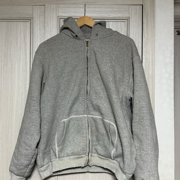 [3] 아프레쎄 25ss 빈티지 후드 집업 그레이