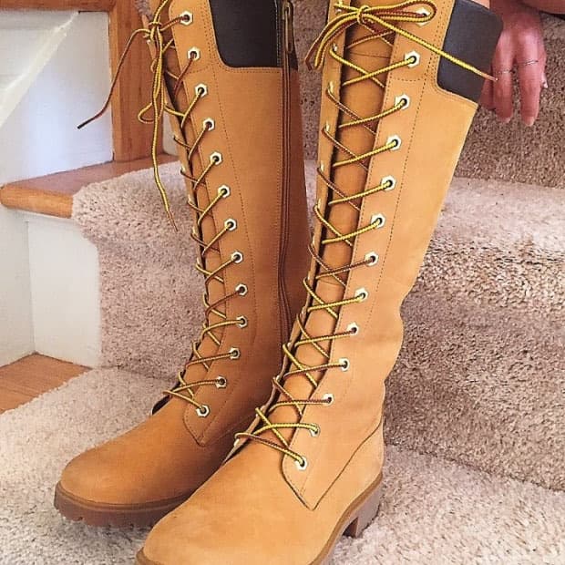 팀버랜드 롱부츠 카멜