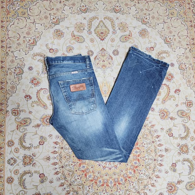 랭글러 로우라이즈 부츠컷 청바지 데님
27-28