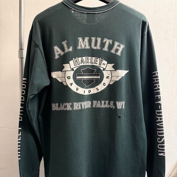 90s Harley Davidson Pocket Long Sleeve