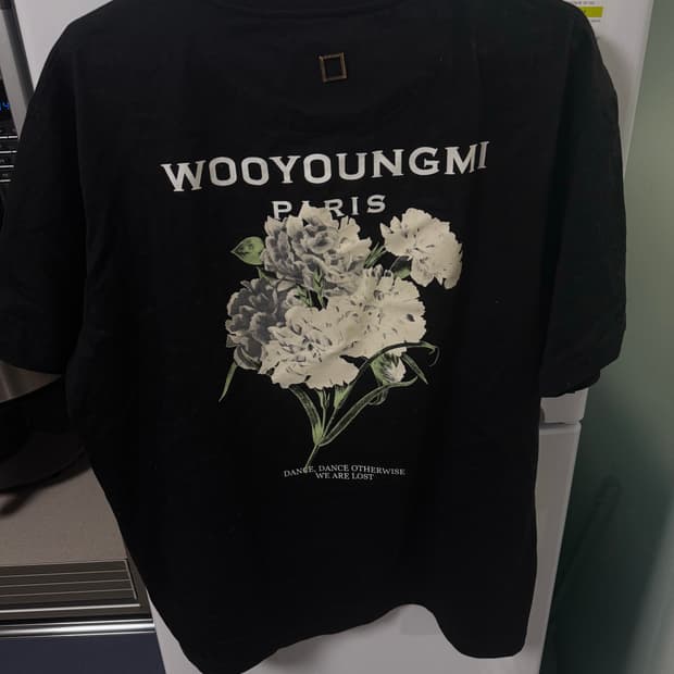 21ss 우영미 플라워 반팔 희귀매물