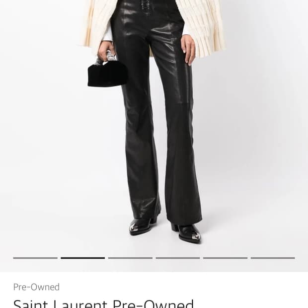 생로랑 니트 판초 XS 아이보리 정품