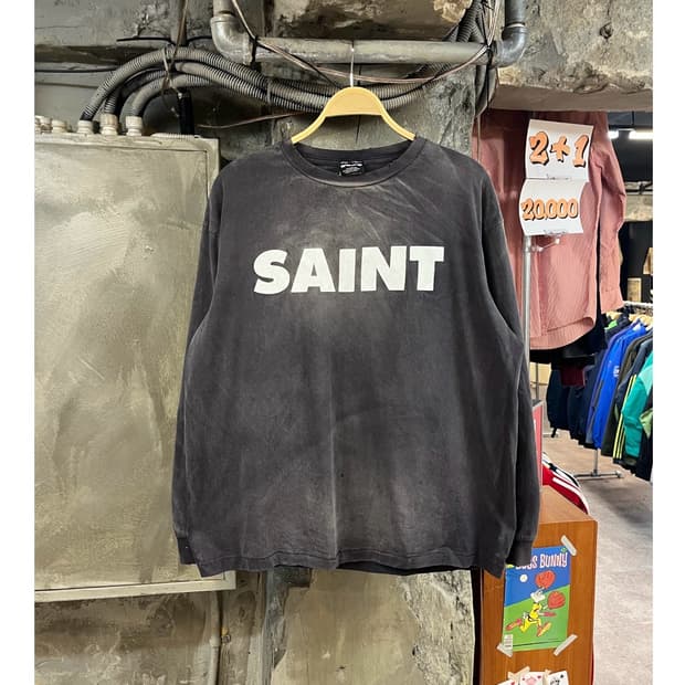 세인트 미카엘 긴팔티 차콜 L #csz3139