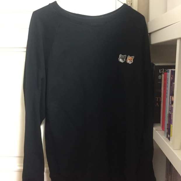 메종키츠네 더블폭스 맨투맨