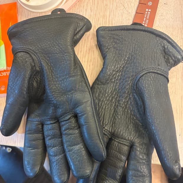 레드윙 사슴가죽 장갑 블랙 M