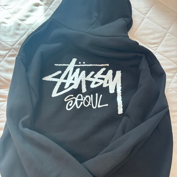 스투시 서울 후드티 xl