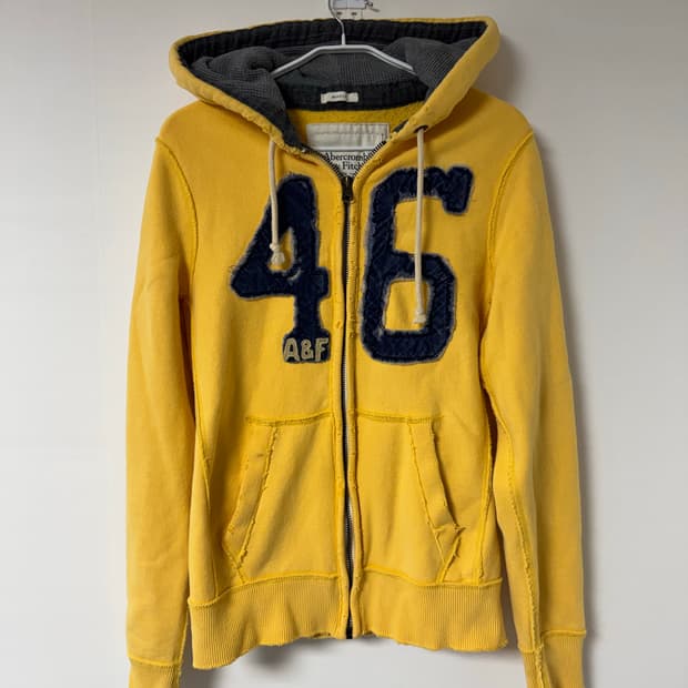 M) 아베크롬비 옐로우 후드집업