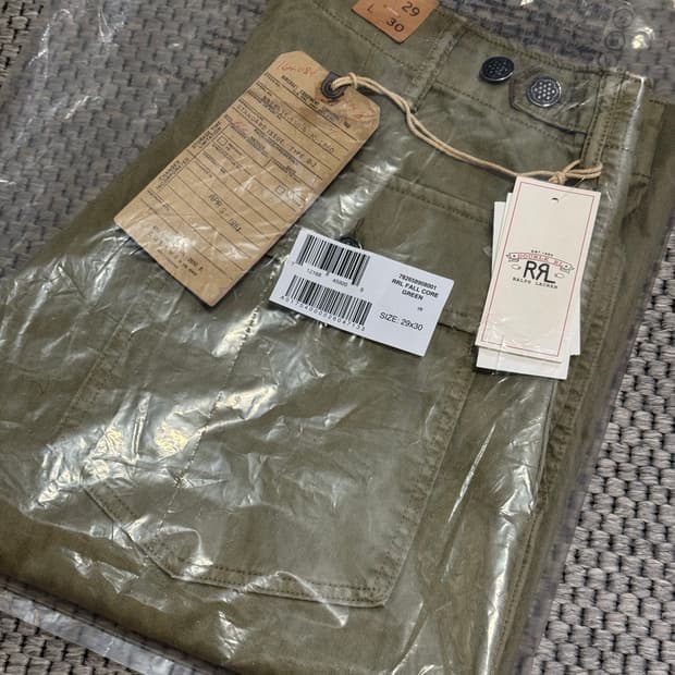 RRL 더블알엘 헤링본 퍼티그 팬츠 29x30