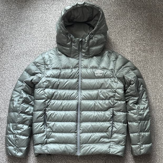 [M] 엄브로 페더플렉스 경량패딩 그레이 카키