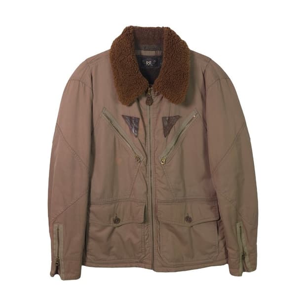 RRL 더블알엘 쉐어링 카라 B-15 타입 플라이트 자켓 M