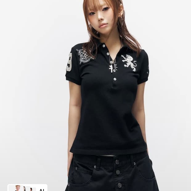 스키즘인듀싱 TEAM SCHISM POLO SHIRT BLACK