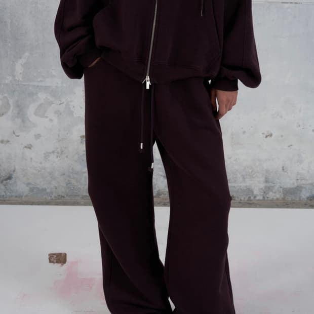 새상품) 포에토 워싱 데이팬츠 bordeaux (롱기장)